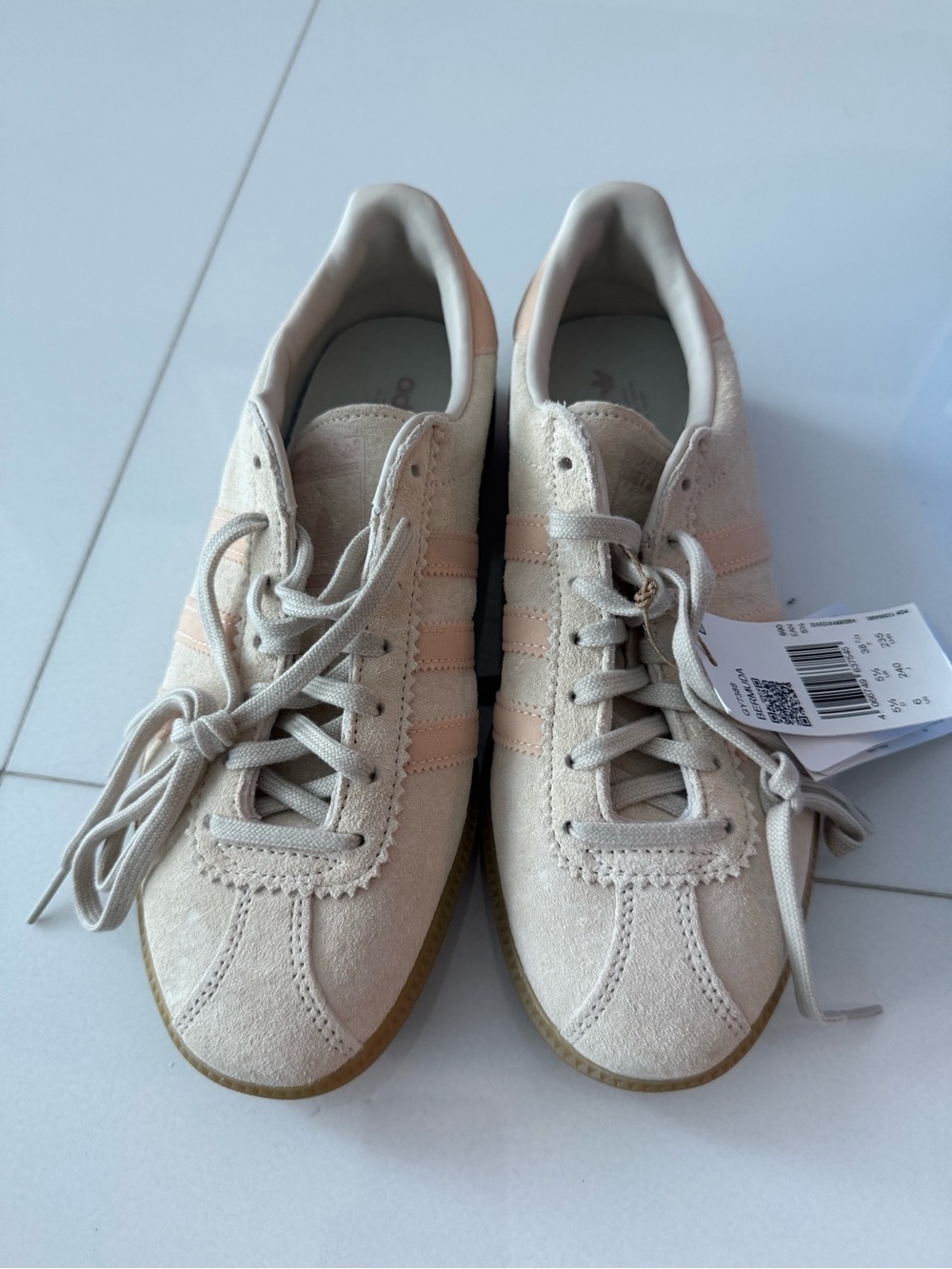 adidas Originals Bermuda Wonder White Gum GY7388 Men's 6 NIB